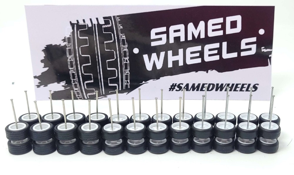 12 sets white balck tire 10mm #29
