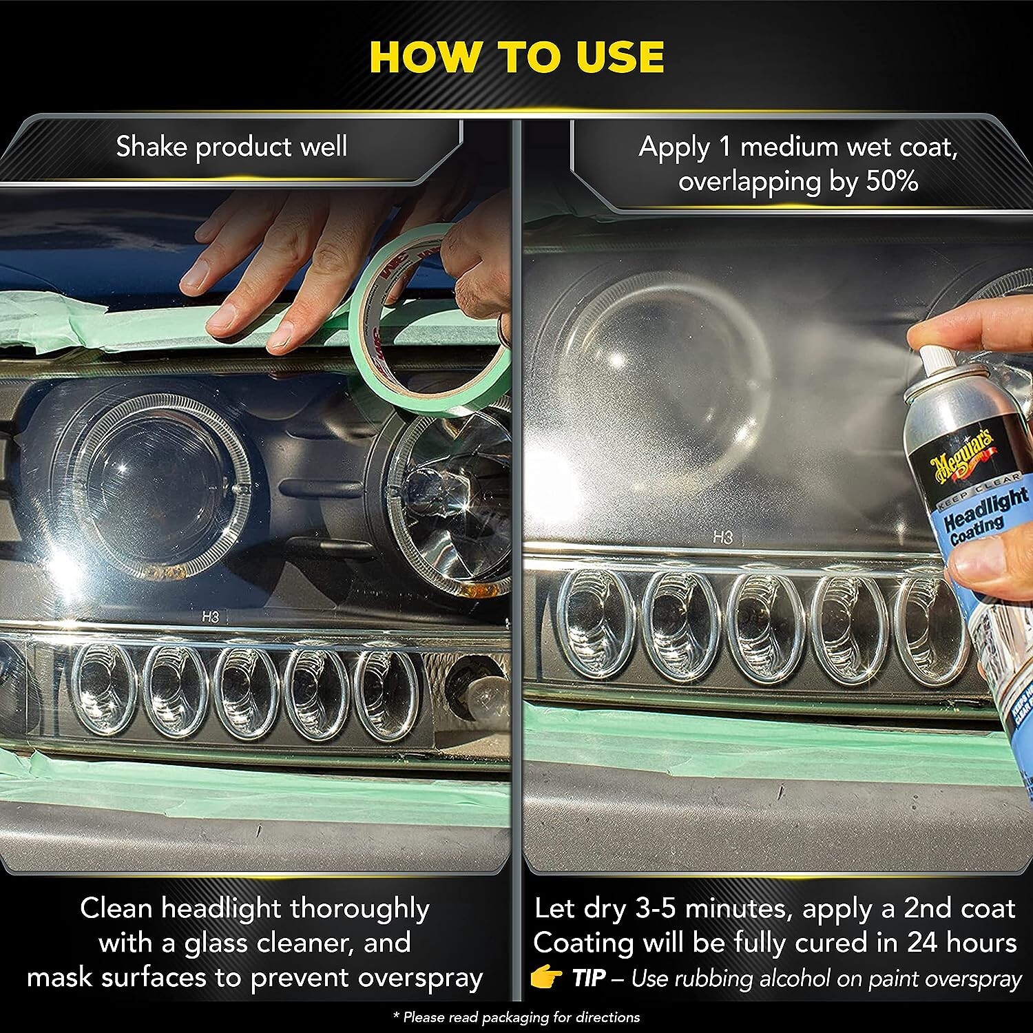 Meguiar's Keep Clear Headlight Coating - Durable, Long-Lasting Protection Preven