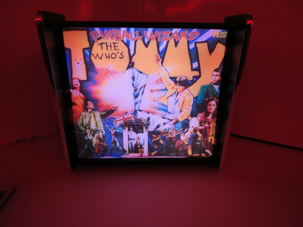 Tommy Data East Pinball Head LED Display light box