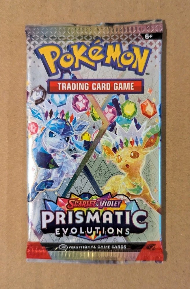 Prismatic Evolutions Booster Pack - Random Single Art - SEALED