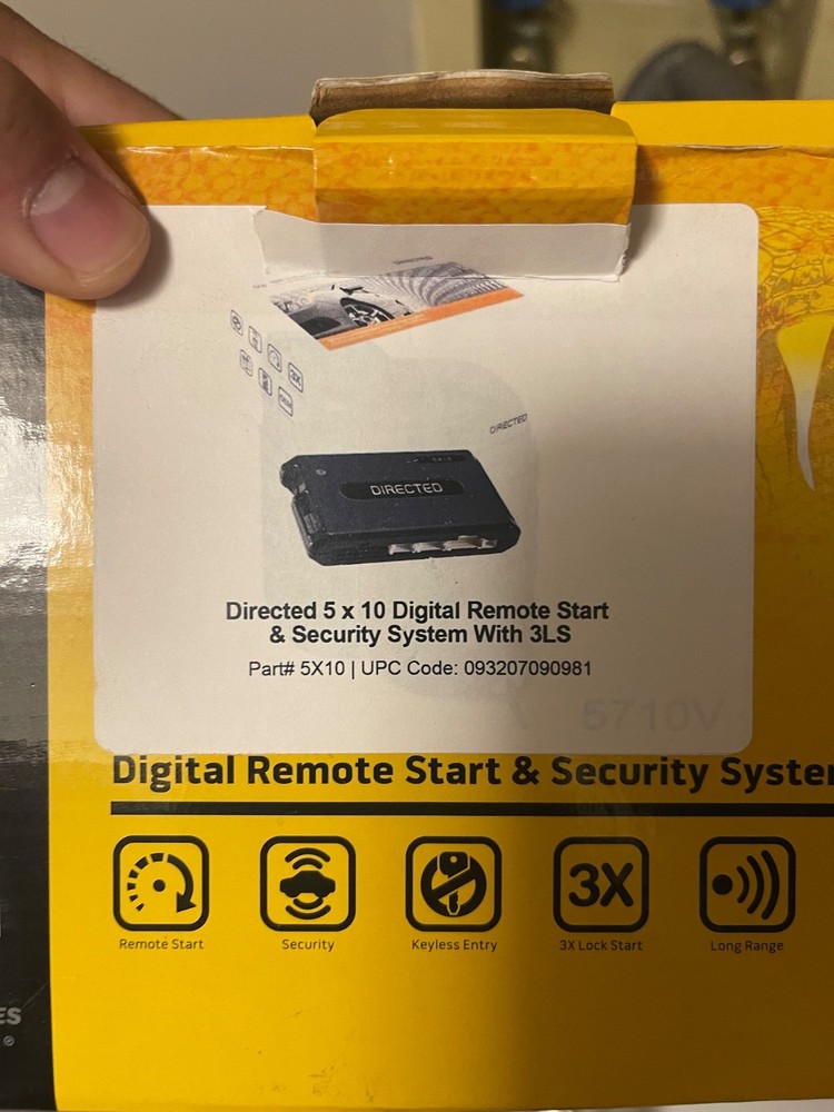 Directed Electronics 5x10 Digital Remote Start & Security System w/ 3xLS
