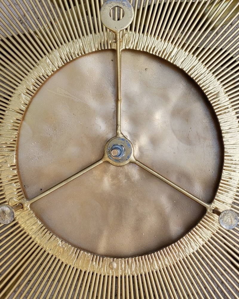 Mid Century Modern Starburst Brutalist Wall Sculpture Devalf Degroot Jere?
