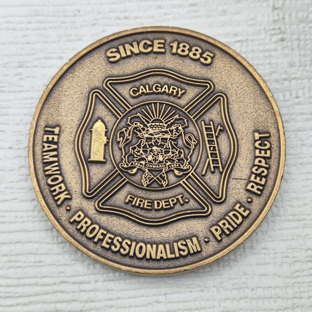 Calgary Fire Dept. Honoring Our Fallen Challenge Coin