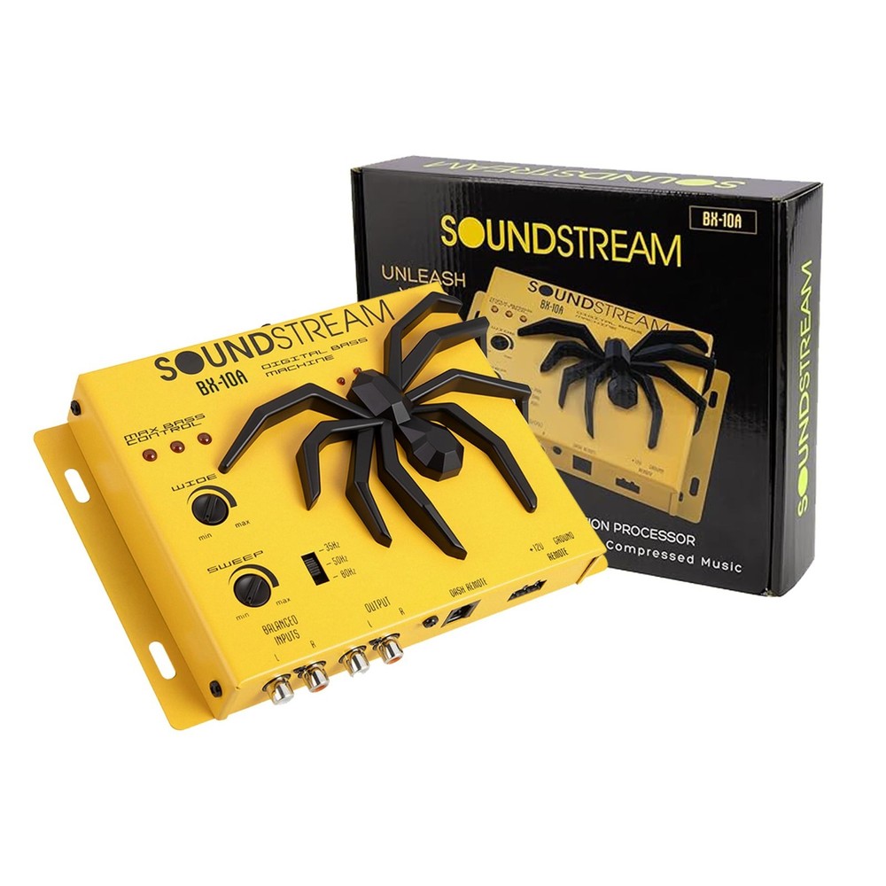 Bass Restoration Processor with Parametric Equalizer, Digital Car Audio Bass Enh