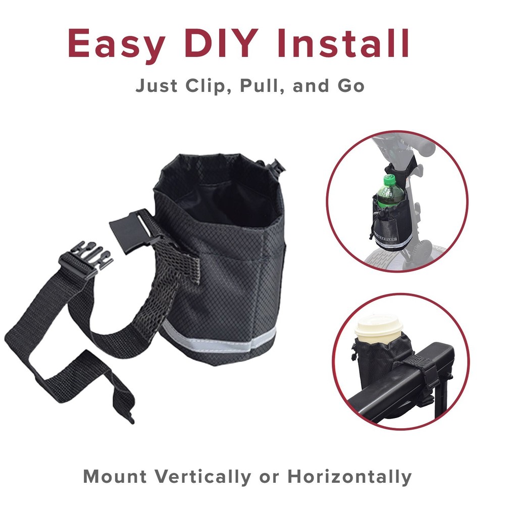 Camo Unbreakable Universal Cup Holder for Mobility E-Bikes/Walker/Stroller