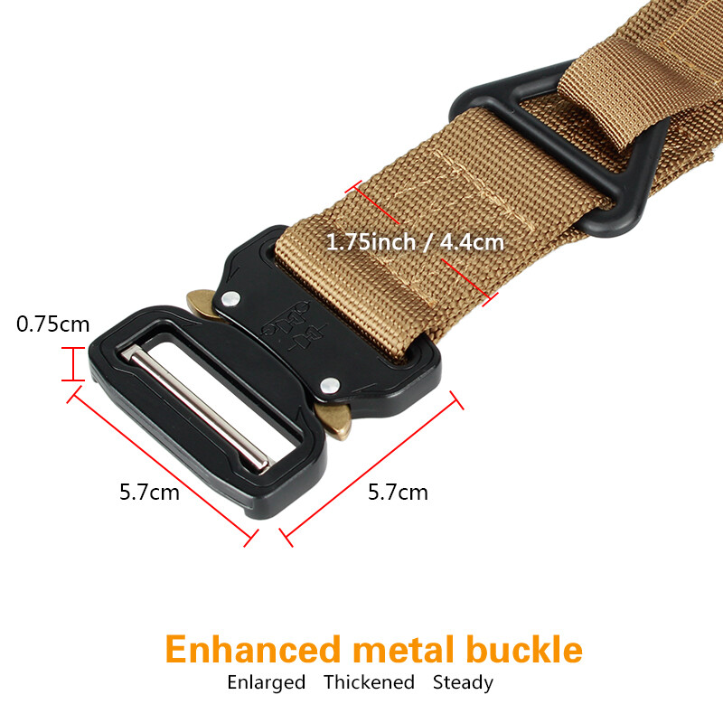 1.75" Tactical Belt Quick Release EDC Riggers Belt CQB Military Airsoft Hunting
