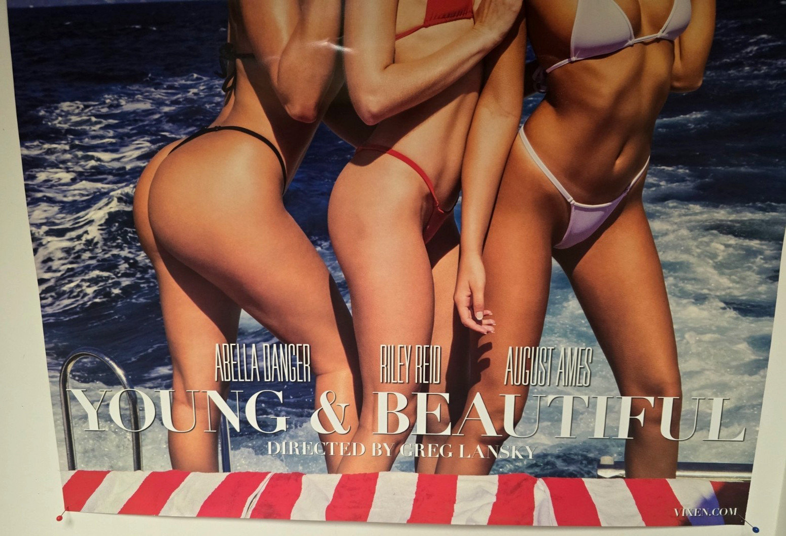 2 Sided 2017 TUSHY LANA / VIXEN "YOUNG & BEAUTIFUL" PROMO POSTER (19"X27")