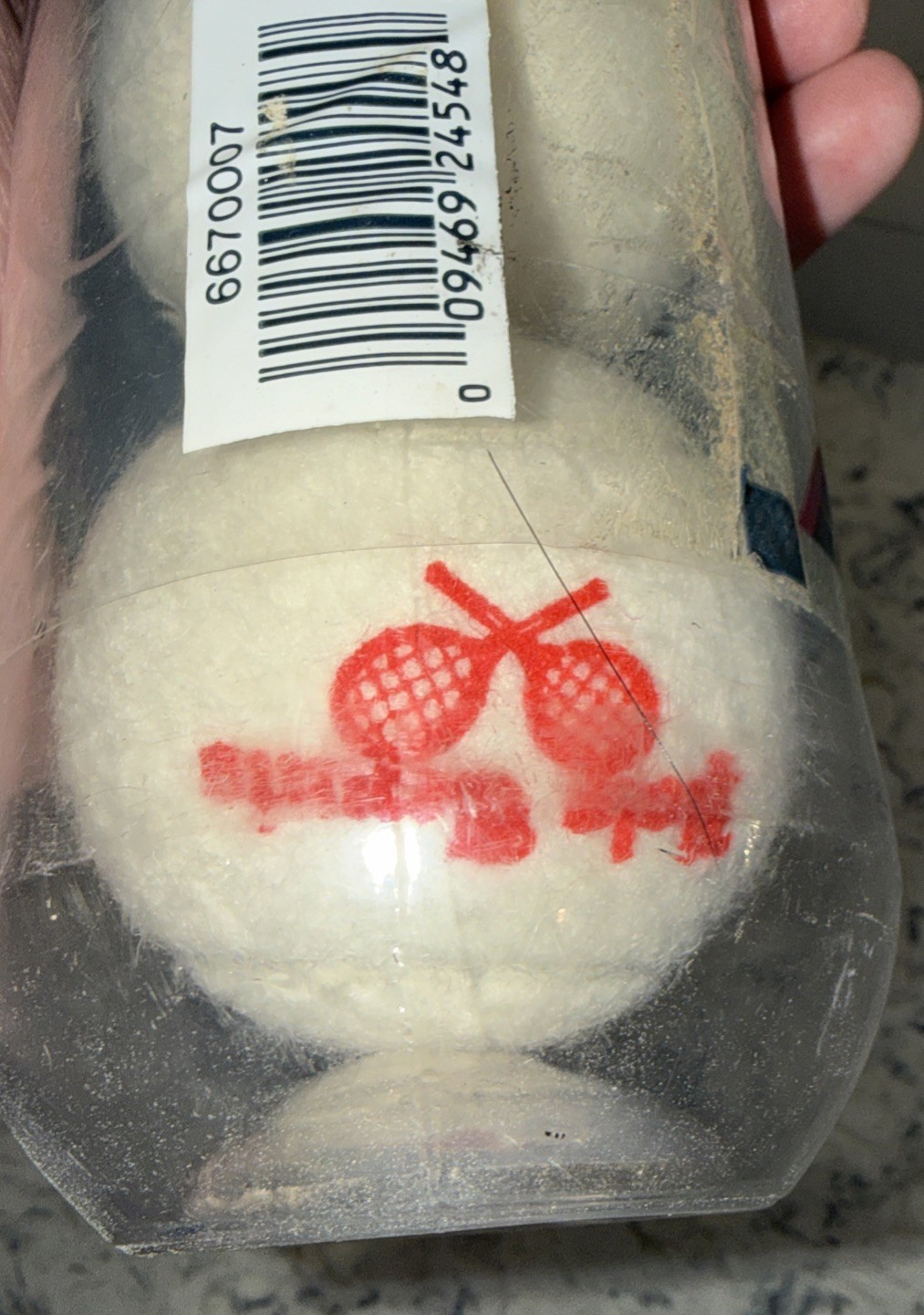 Vintage Unopened Ralph Lauren Polo 3 Tennis Balls Pony w/ Red, Blue Logos New