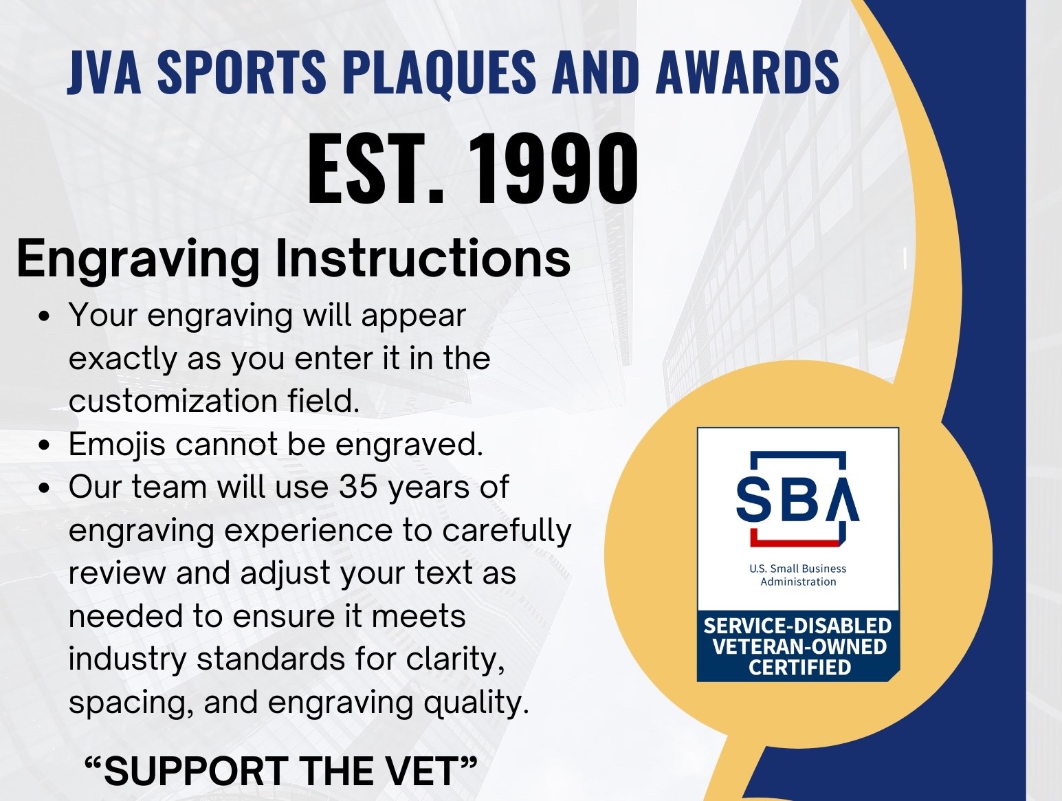 Golf Trophy Silver Metal Cup 14.5" Free Custom Engraving "Support the Vet"