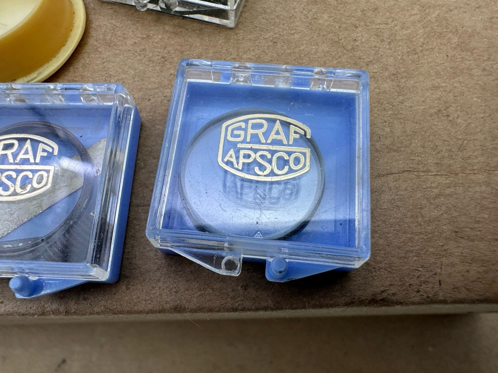 Lot of Vtg Microscope Lens Filters Glass Pearl Bausch Lomb Leitz Graf Apsco Etc