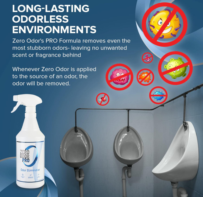 Zero Odor Pro – 32oz Trigger Spray for Commercial Strength Odor Neutralizer