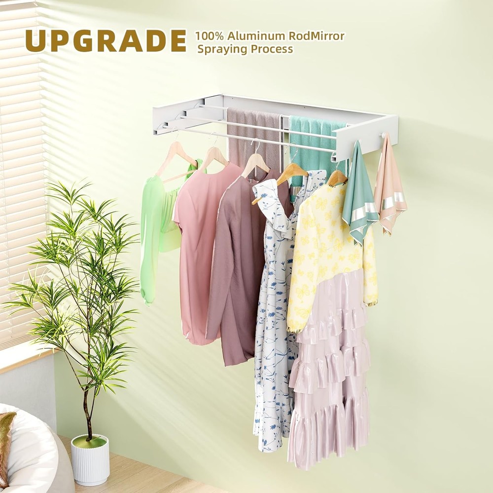 Wall Mounted Collapsible Drying Rack, Wall Mounted Drying Racks