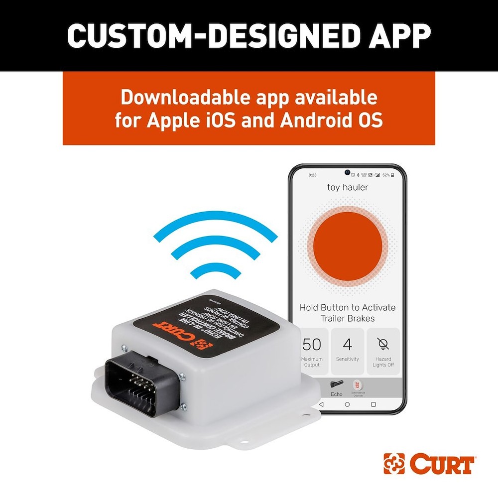 CURT 51200 Echo ™ BRAKE CONTROLLER