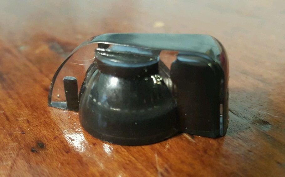 4 Chicken Head Knobs With Set Screw.. Solid Black..   JAT CUSTOM GUITAR PARTS