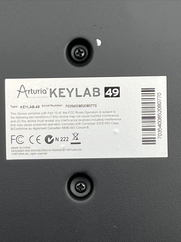 Arturia KeyLab 49 49-Note MIDI Keyboard Controller with Software Bundle