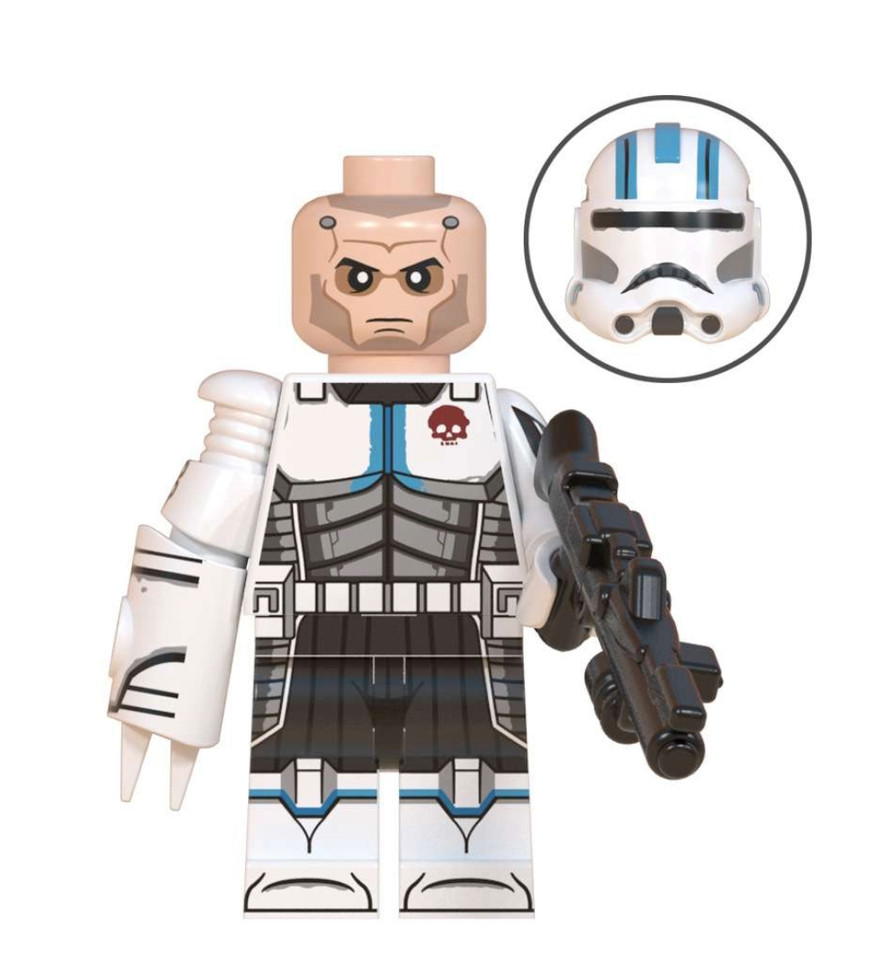 Bad Batch Custom Star Wars Minifigure Lego Clone Force 99 Elite Black Commandos