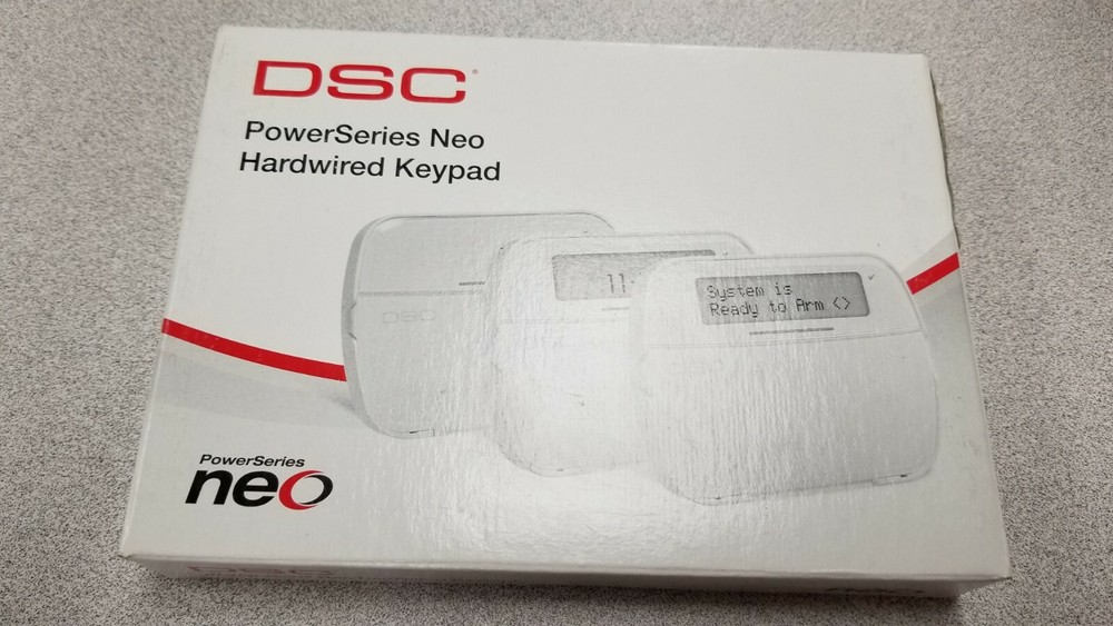 DSC HS2LCDP Full Message LCD Hardwired Security Keypad with Prox Support