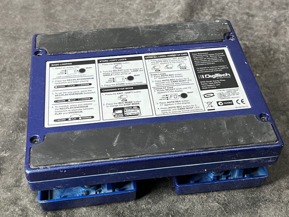 DigiTech JamMan Looper & Phrase Sampler Pedal