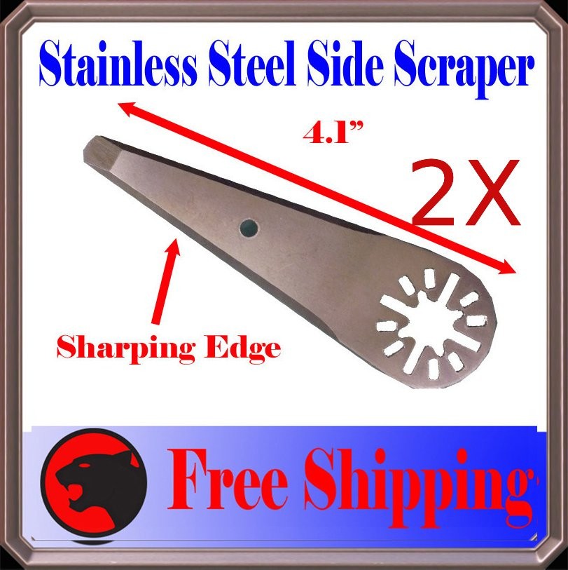 MTP 2X Side Scraper Oscillating MultiTool Blade For Grout remover