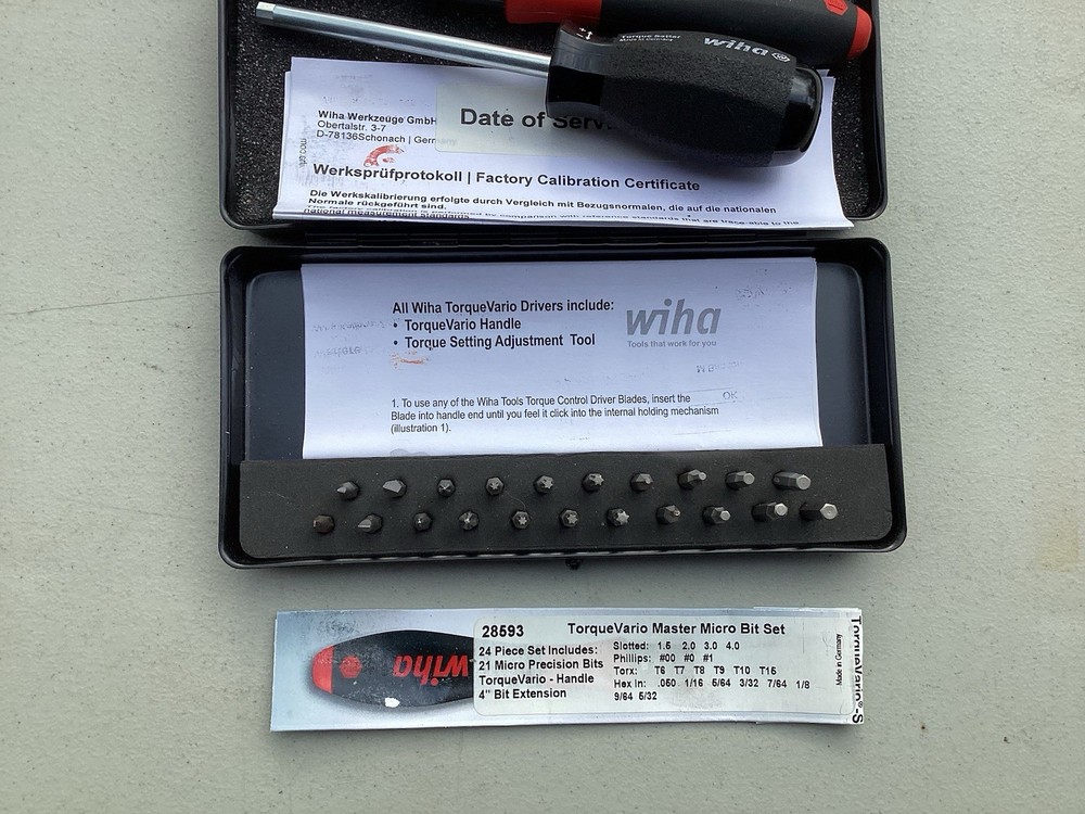 Wiha 28593 Torquevario-S Microbits Set