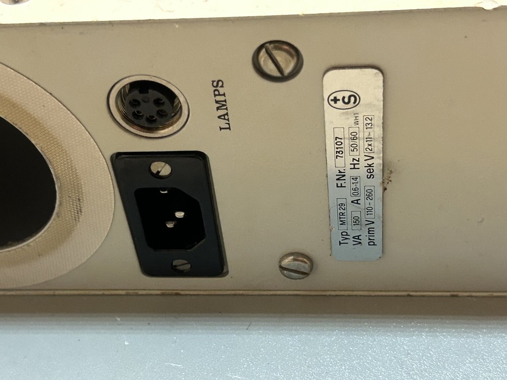 Leica MTR29 Surgical Microscope Bulb Housing System and Control - UNTESTED