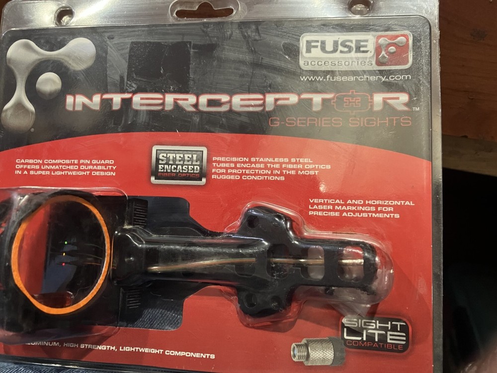 Fuse Accessories Interceptor ARCHERY 3 Pin SIGHT Black