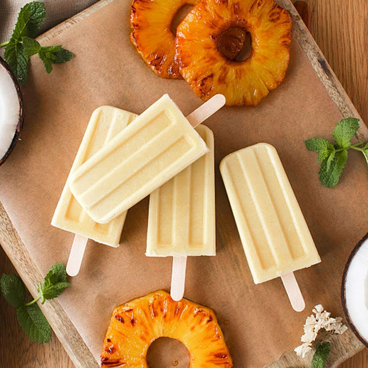 Moldes de silicona para paletas, moldes reutilizables de grado alimenticio