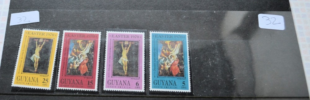 GUYANA STAMPS  1970 EASTER 32