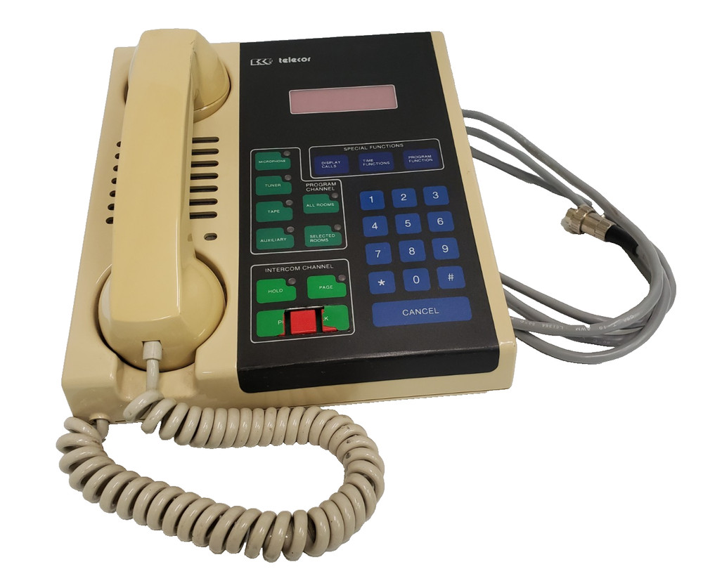 Telecor MCC-3 Vintage Administrators Console PA System Intercom Phone