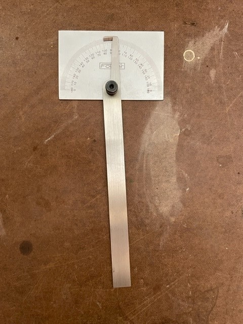 Fowler 52-450-010-0, Protractor with Rectangular Head - 6"  *Free Shipping*