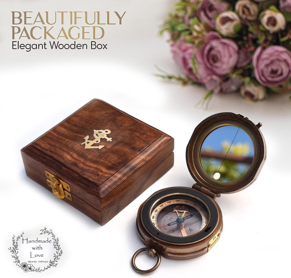 Graduation Day Compass Gift, Proverbs 3:5-6=