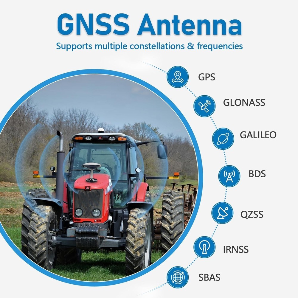 JY100 Plus Tractor Guidance System with Precision AG Software, Android10 Tablet
