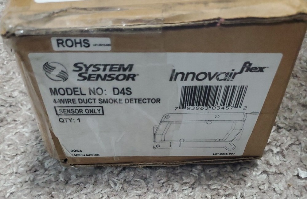 SYSTEM SENSOR D4S - Innovairflex 4-wire Conventional Sensor Only Component