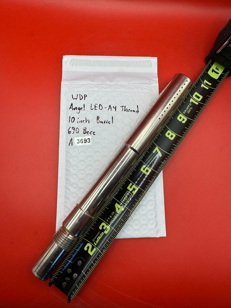 WDP Angel LED - A4 Thread 10 inch Paintball Barrel 690 Bore