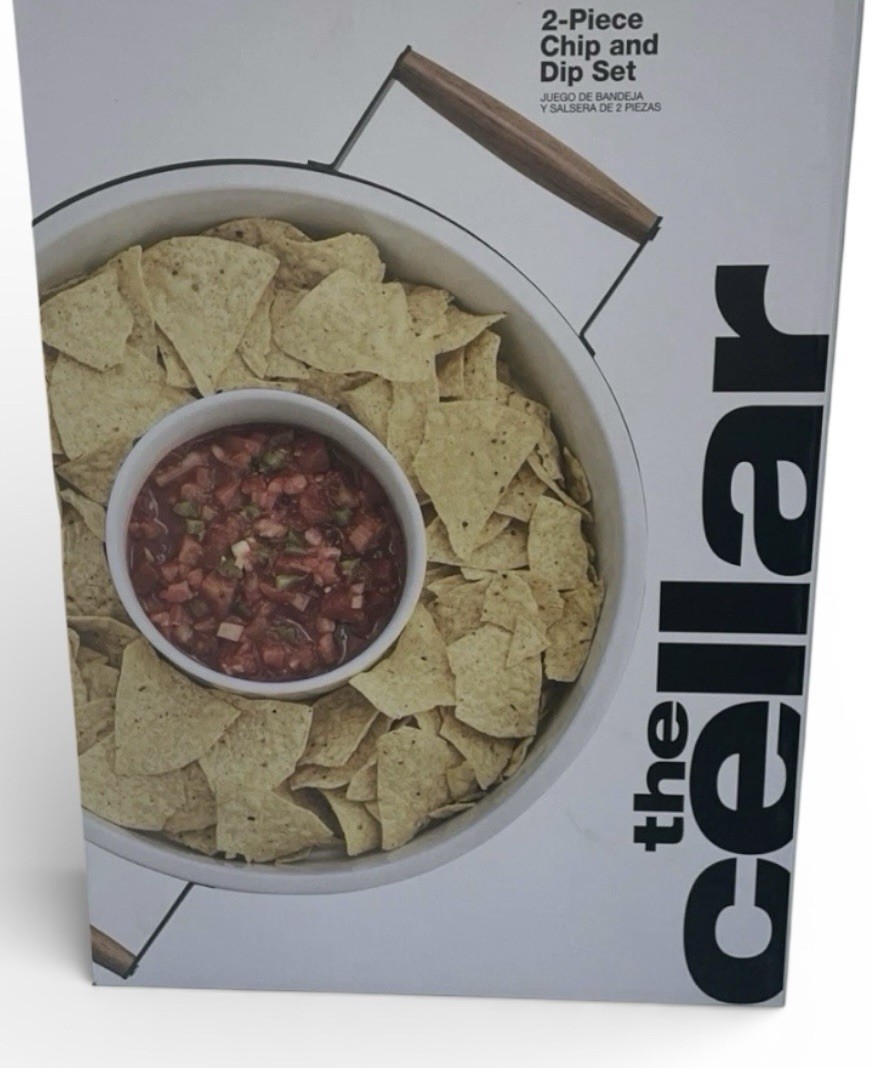 The Cellar 2-Piece Chip And Dip Set ~ NIB