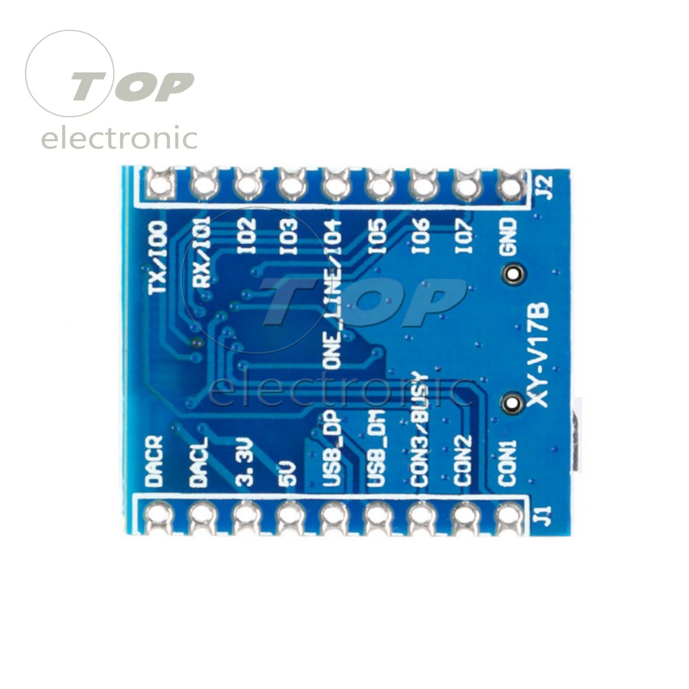 Serial Voice Control Module MCU IO Control SD/TF Card MP3 Sound Module