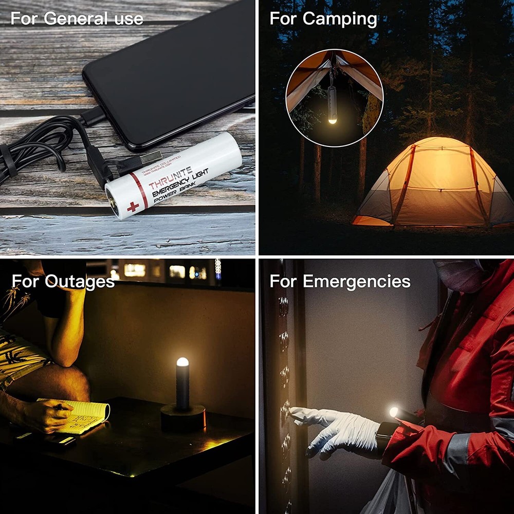 ThruNite TS2 Rechargeable Camping Lantern Flashlight Survival Light