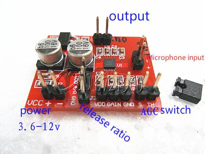 MAX9814 Electret Microphone Amplifier Perfect with AGC Function For Arduino