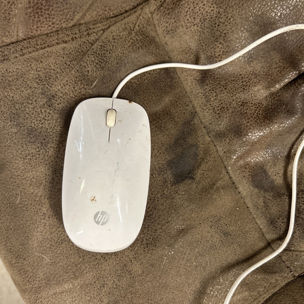 Genuine HP MSU1459 USB Black Wired Optical Mouse