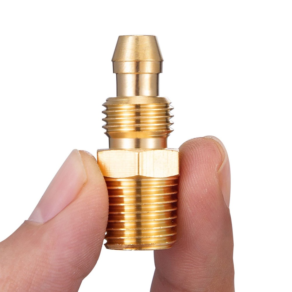Breezliy Premium Solid Brass 2PCS Reusable Replacement 1/4 Inch, Bronze