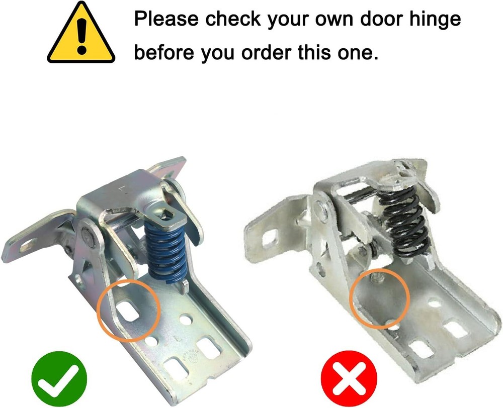Upper Door Hinge for Front Left Driver Side - LH