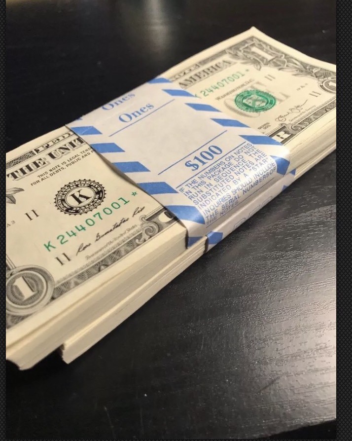 ✯ 1 STAR REPLACEMENT NOTE $1 Circulated Uncirculated Dollar Bill Not Consecutive