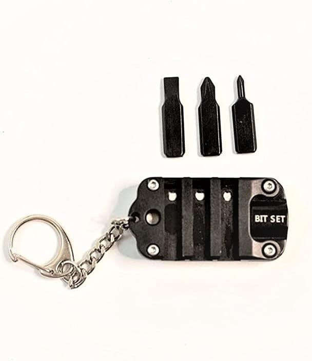 FOXTROT Survival Multi-Tool Keychain Pocket Knife Screwdriver - Both Included
