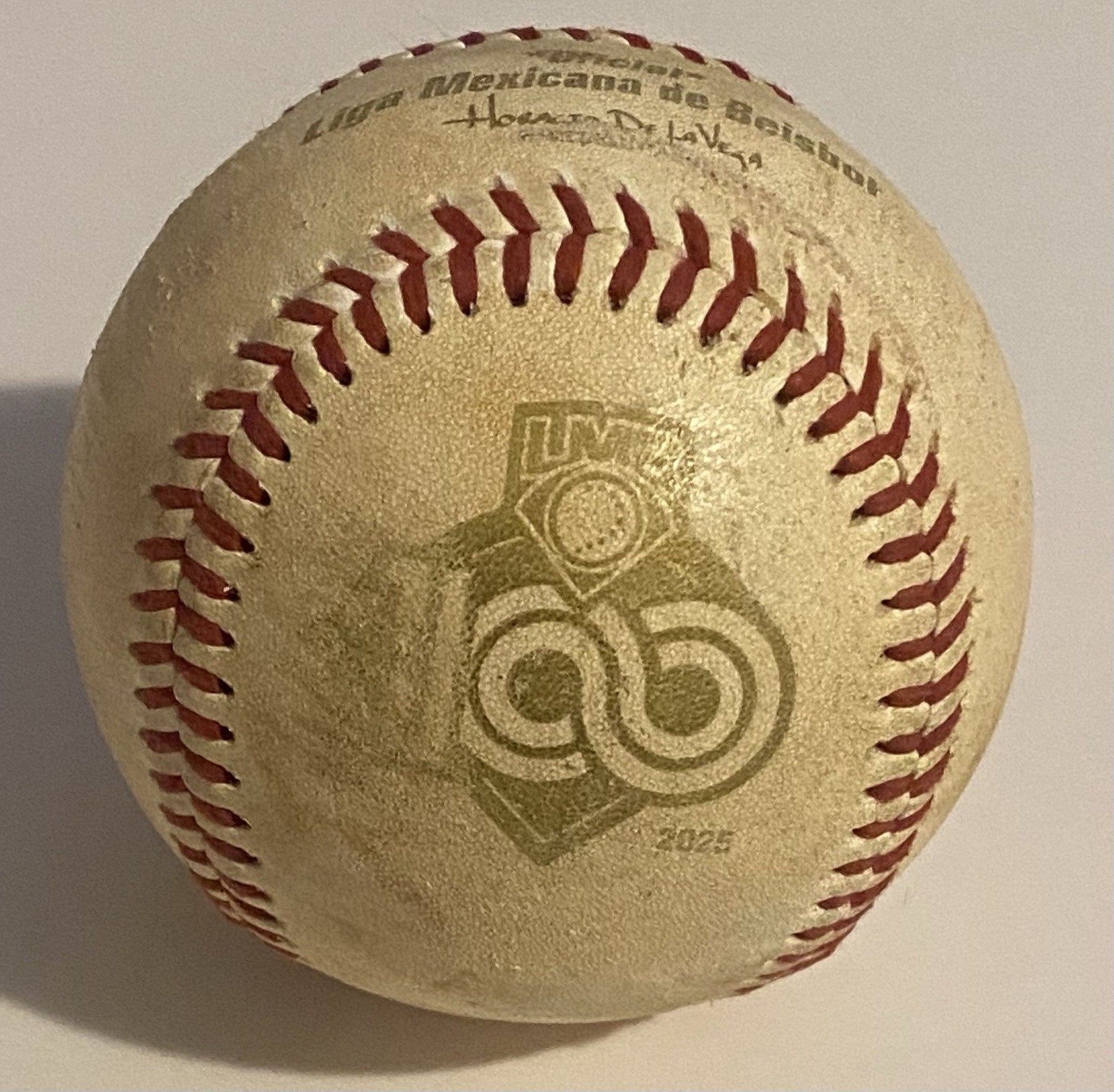 LIGA MEXICANA DE BEISBOL 100 ANOS OFFICIAL RAWLINGS BASEBALL LMB MEXICAN LEAGUE