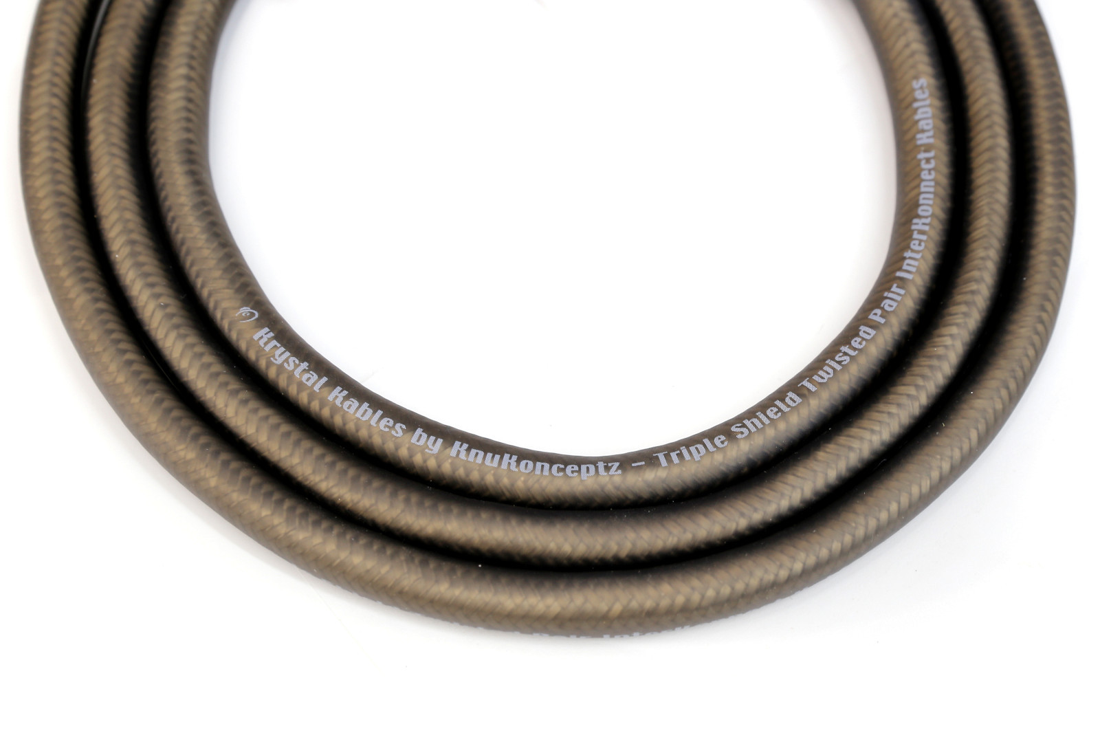 KnuKonceptz Krystal OFC Twisted Pair Triple Shielded 2 Channel RCA Cable 6.ft 2M