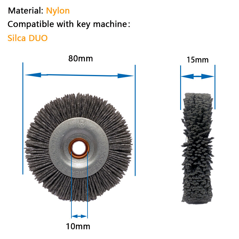 Nylon Deburring Brush Key Machine Accessories Fit with Silca DUO