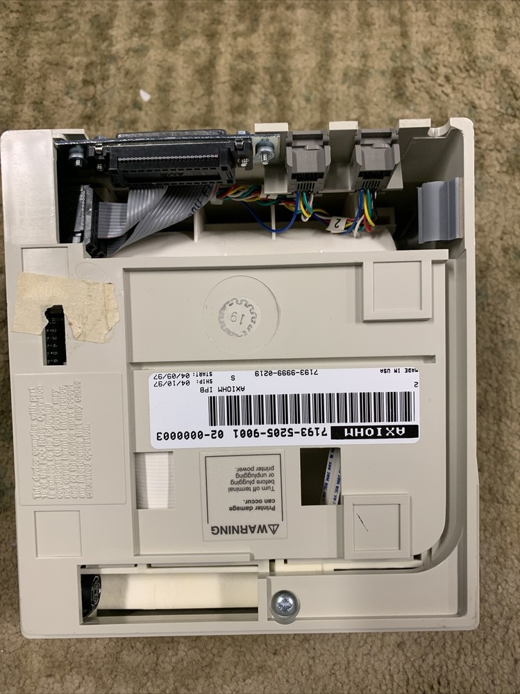 Axiohm Model 5205-9001 Class 7193 No Cables