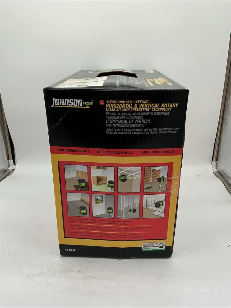 Johnson 40-6544 Electronic Self-Leveling Horizontal/Vertical Rotary Laser Level