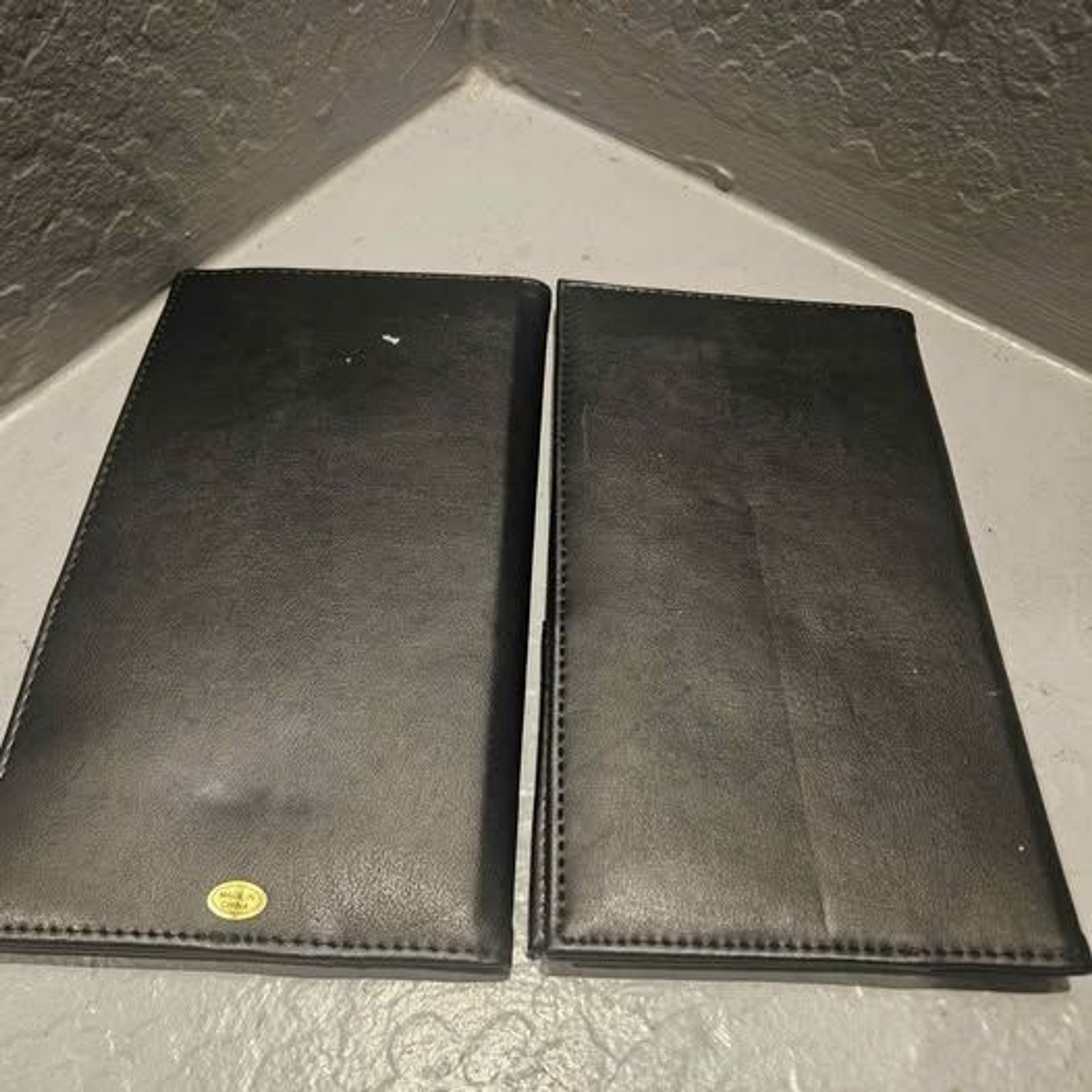 Leather Restaurant Wait Staff Checkbooks Set of 2