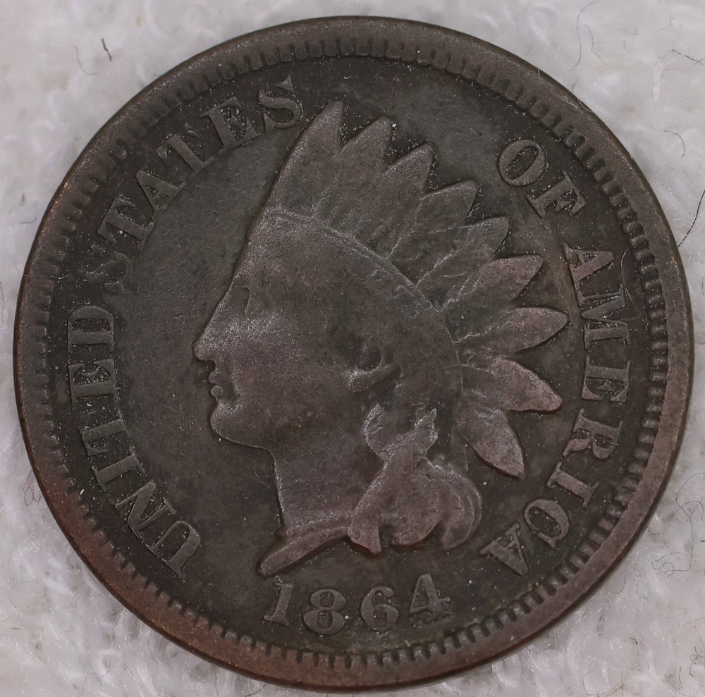 Indian Head Wheat Penny 1864